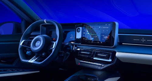 Interior view of Alpine A290