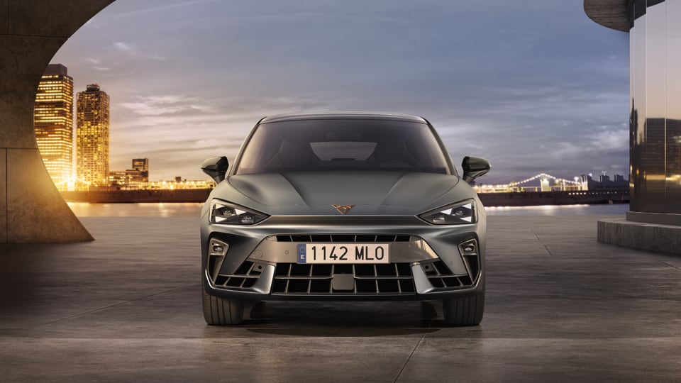 Front view of Cupra Leon